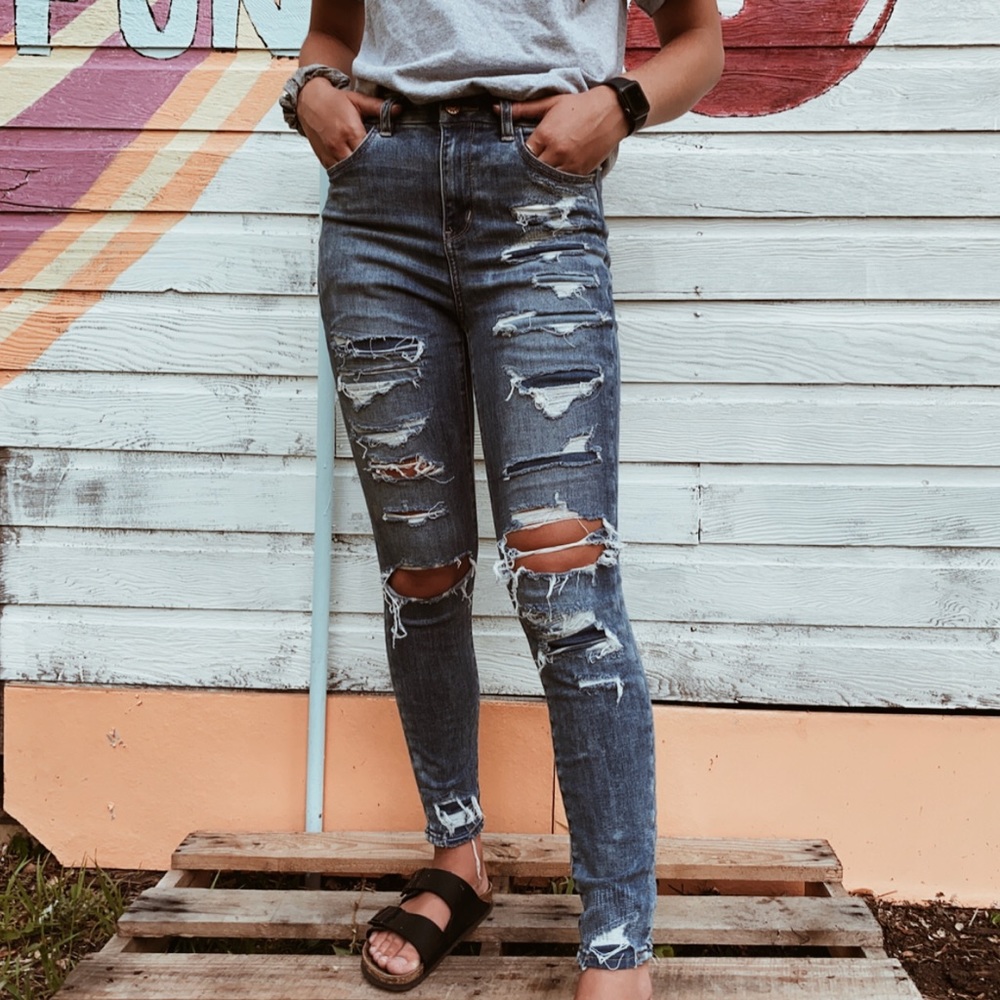 ripped jeans